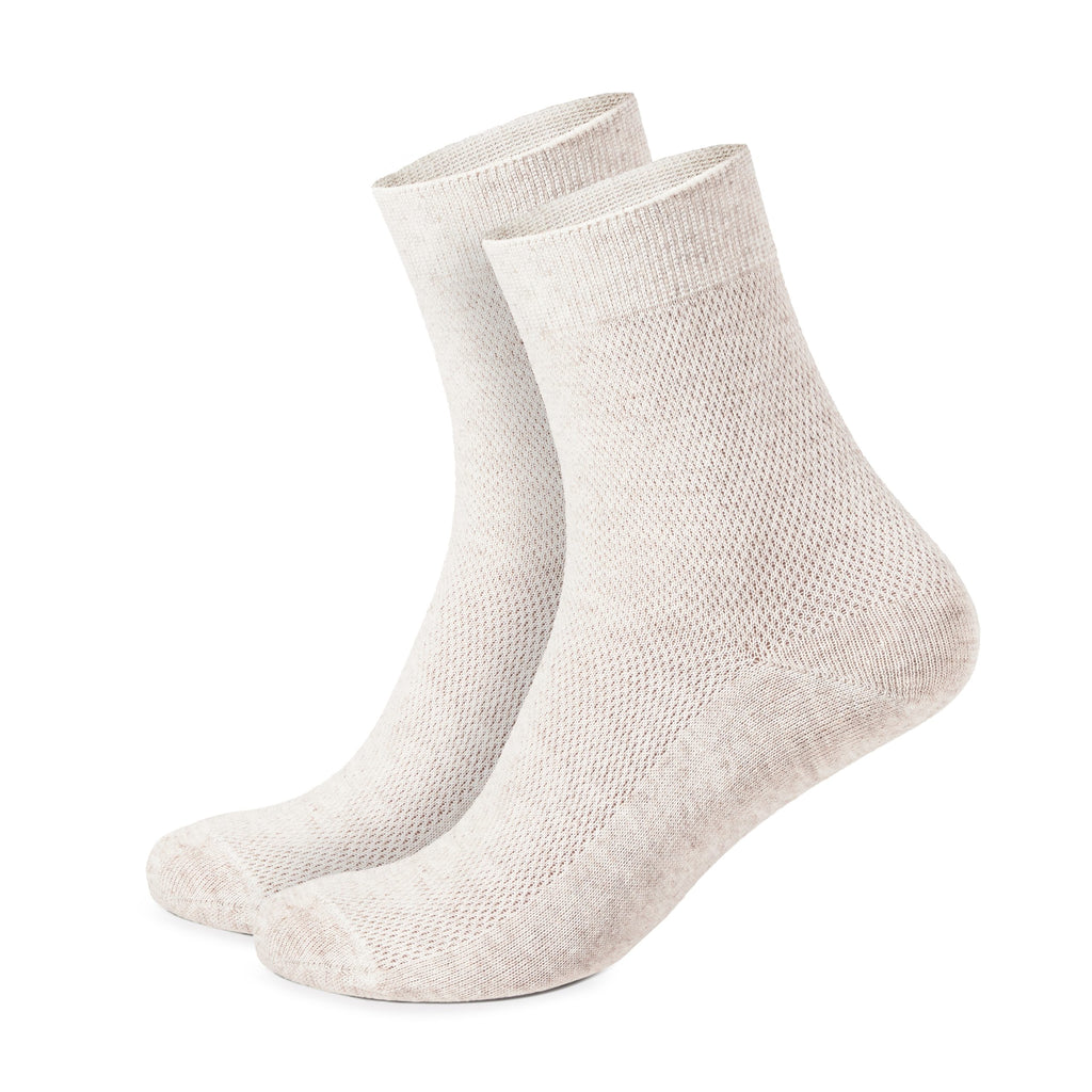 FlaxSox breathable mesh-knit linen socks